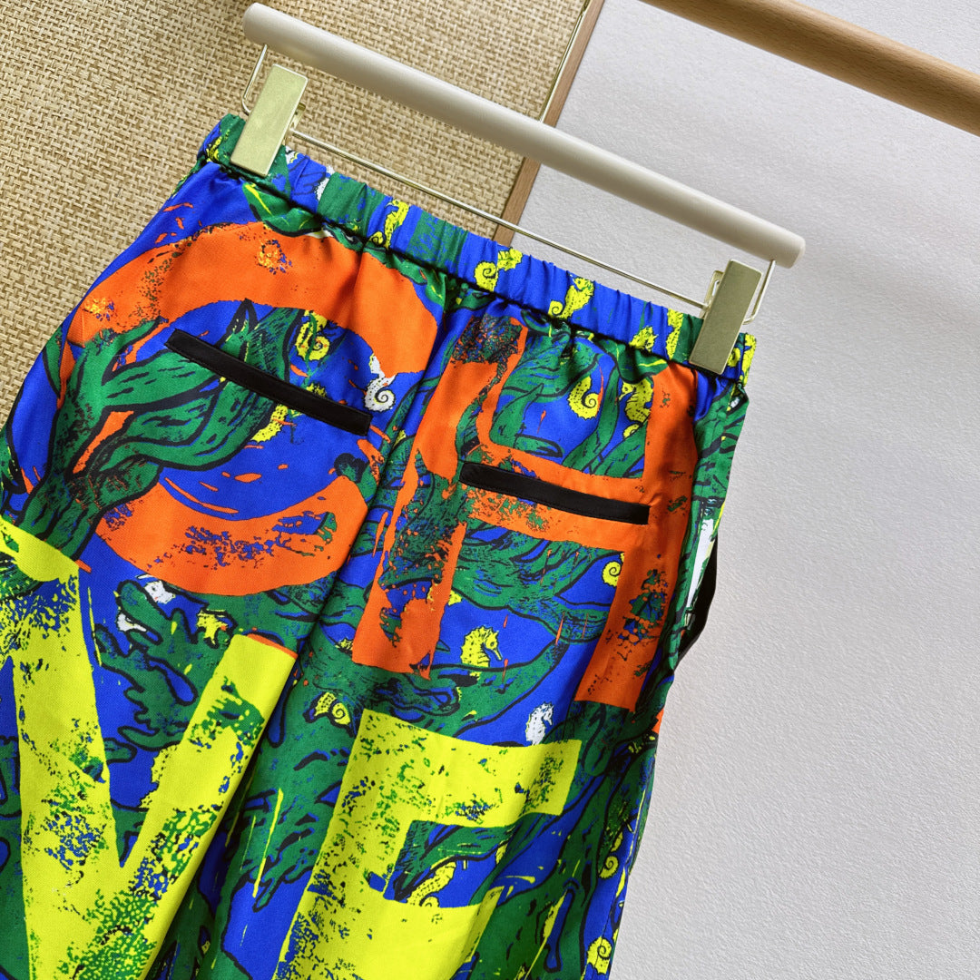 Silk Casual Pants