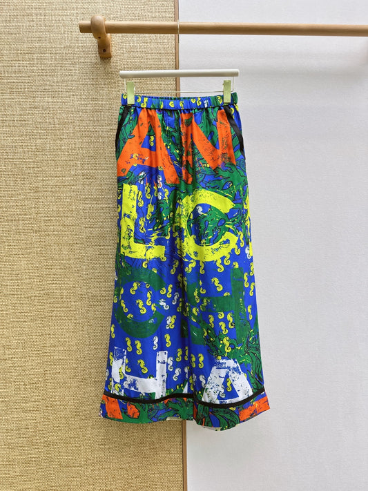 Silk Casual Pants