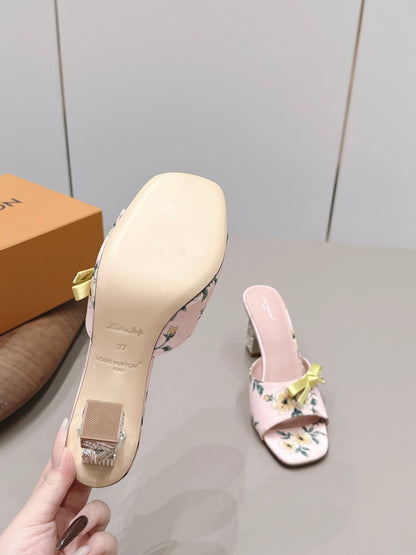 High Heel Slippers