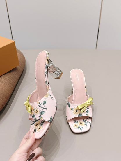 High Heel Slippers