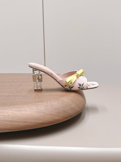 High Heel Slippers