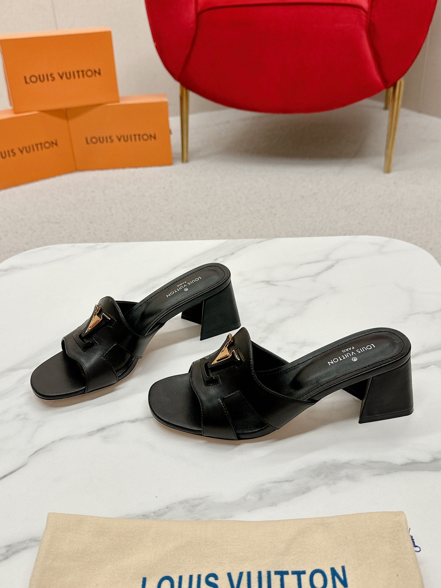 High Heel Slippers