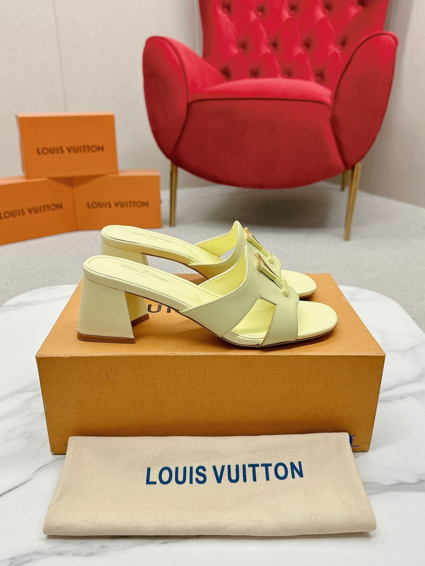 High Heel Slippers