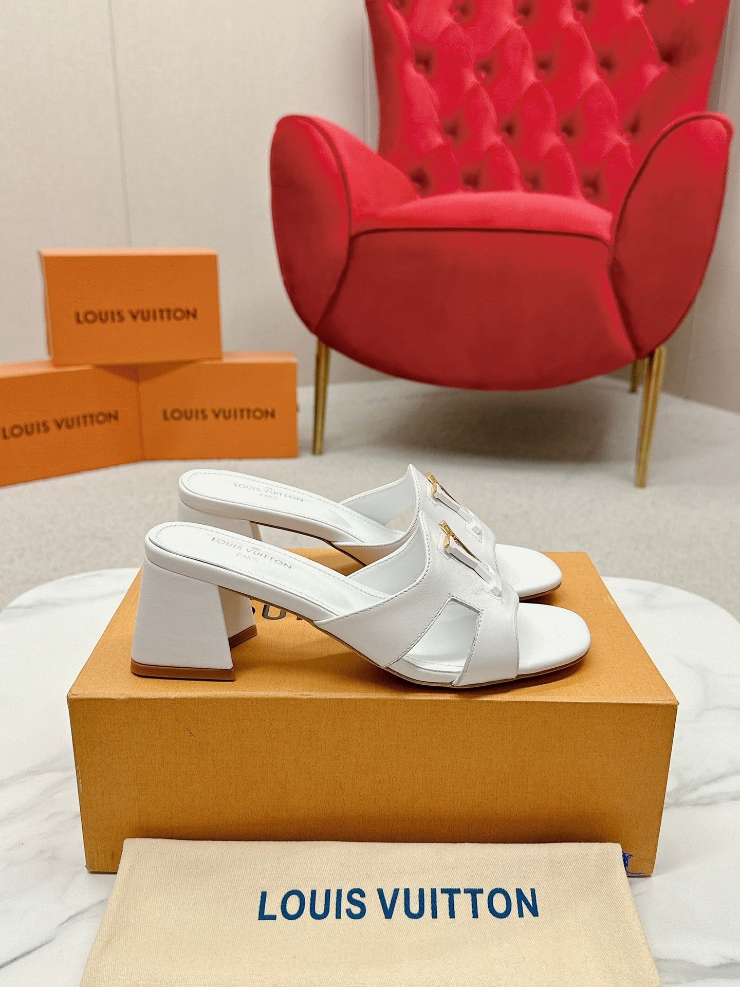 High Heel Slippers