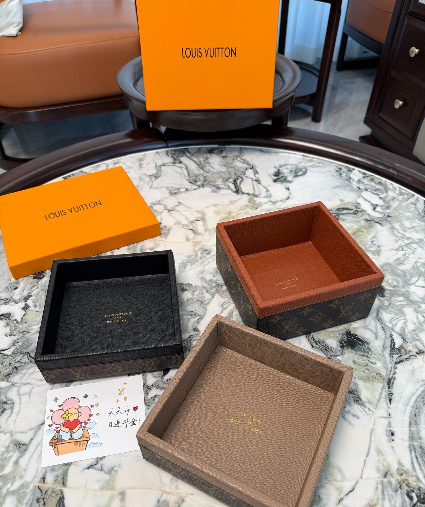 Stackable Trinket Storage Box Set