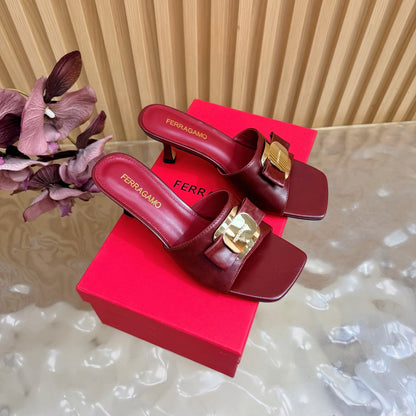 High Heel Slippers