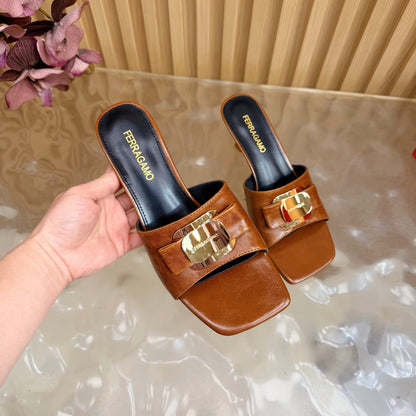 High Heel Slippers