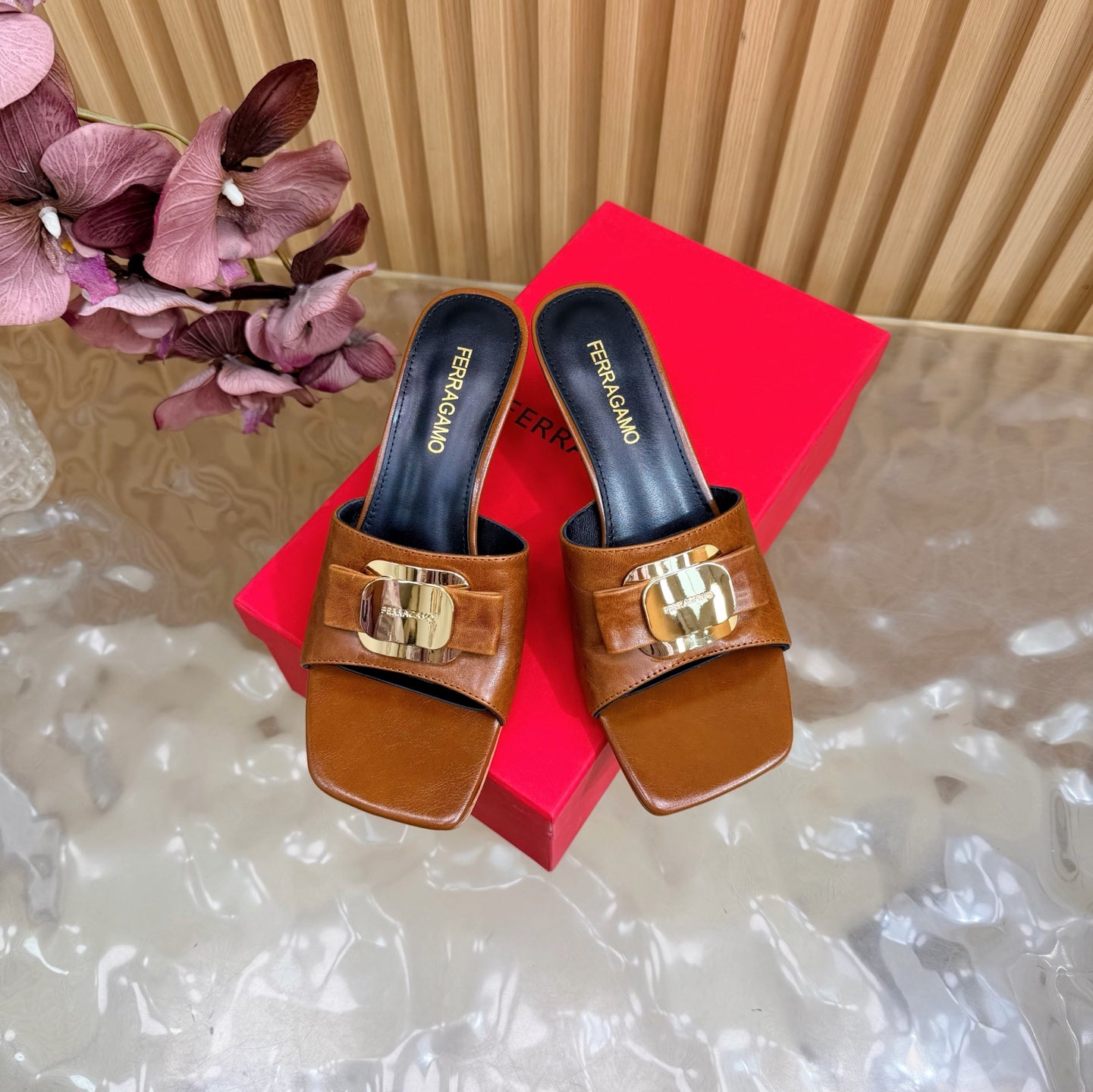 High Heel Slippers