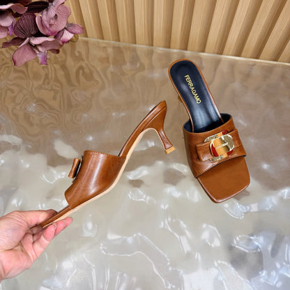 High Heel Slippers