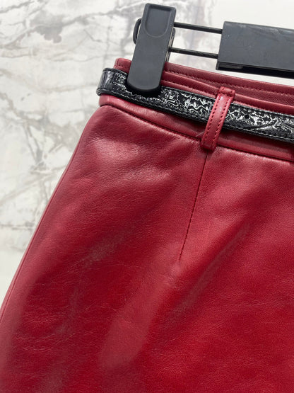 Leather Skirt