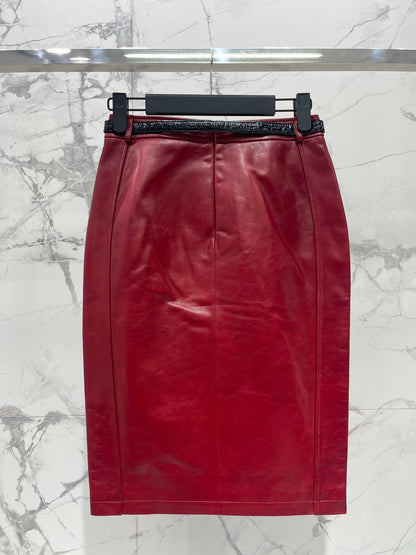 Leather Skirt