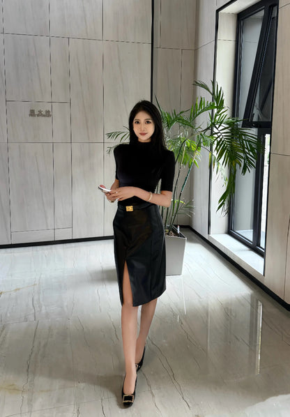 Leather Skirt