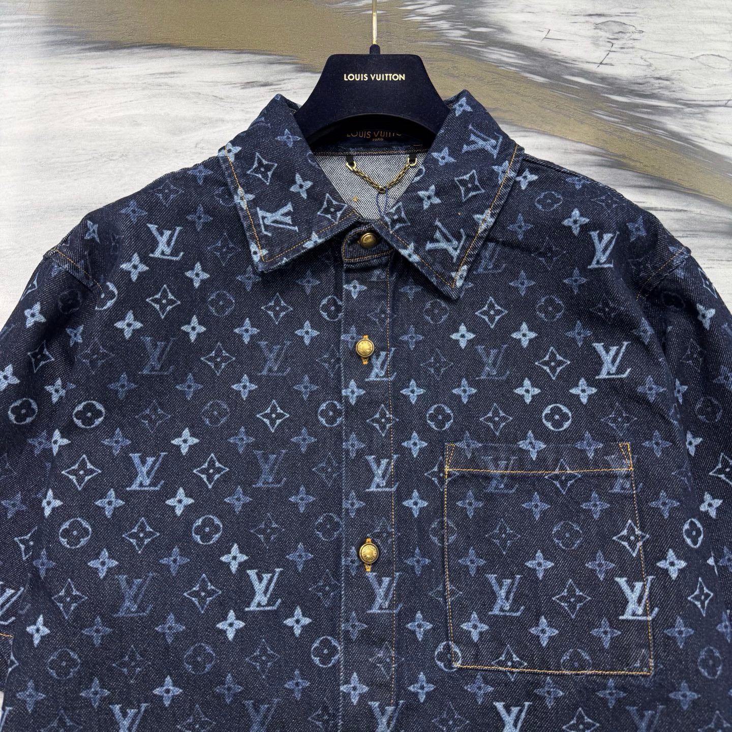 Denim Short sleeve shirt