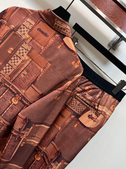 Long Sleeved Shirt + Casual Pants