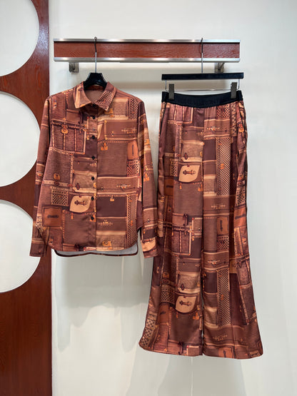 Long Sleeved Shirt + Casual Pants