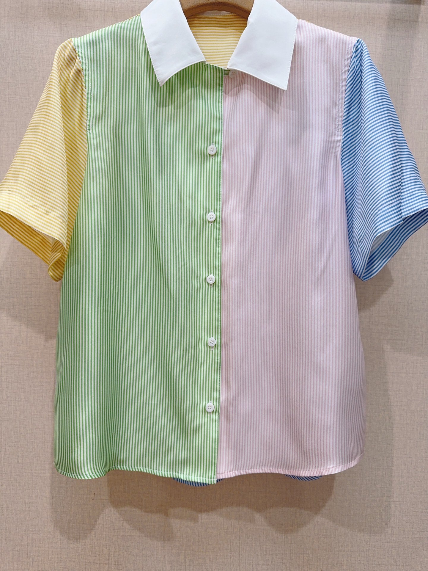 Silk Short sleeve shirt