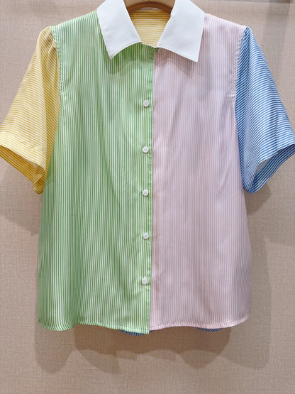 Silk Short sleeve shirt
