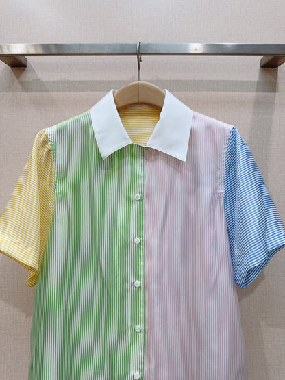 Silk Short sleeve shirt