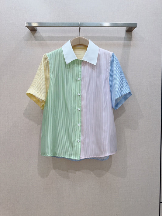 Silk Short sleeve shirt