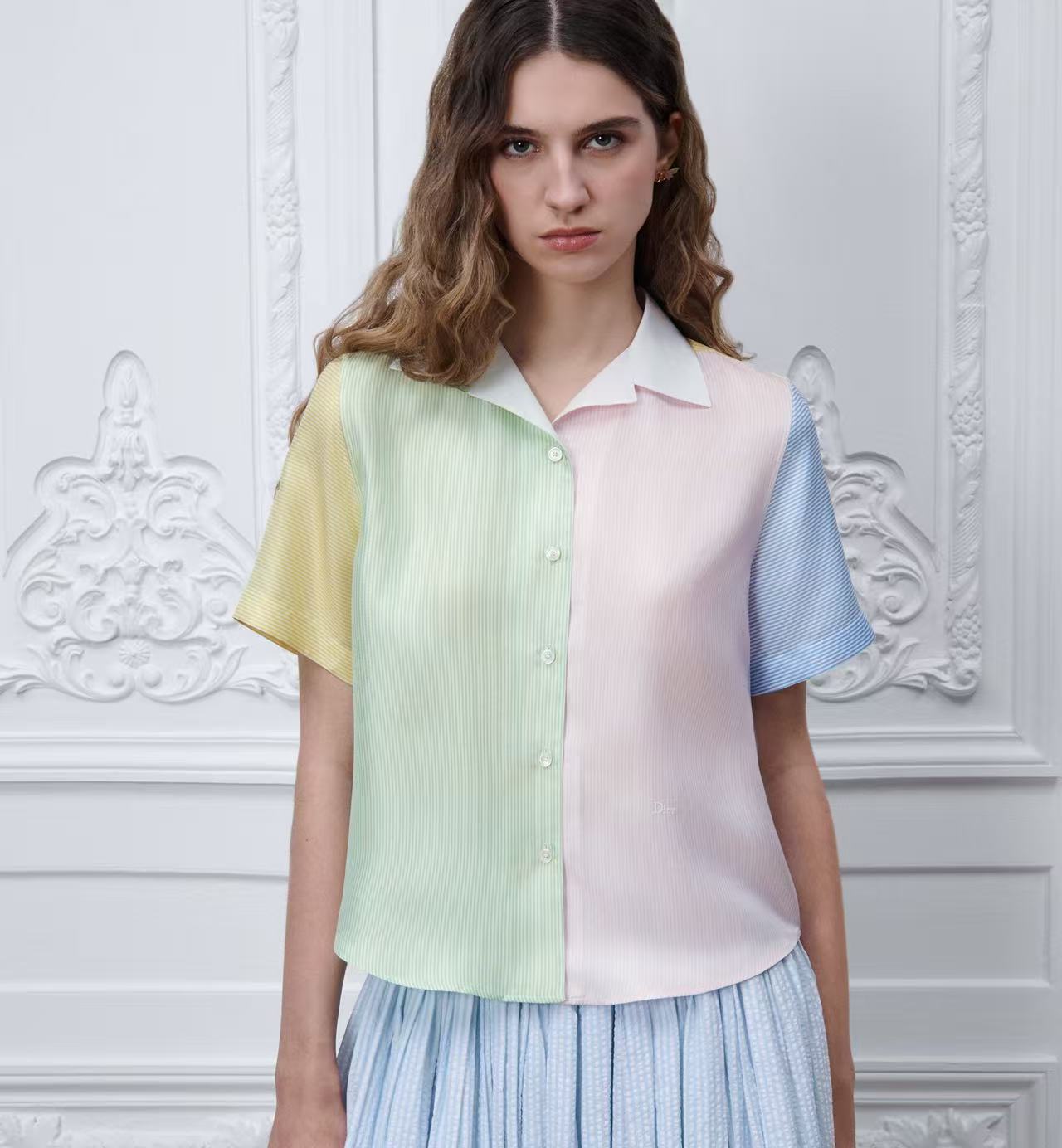 Silk Short sleeve shirt