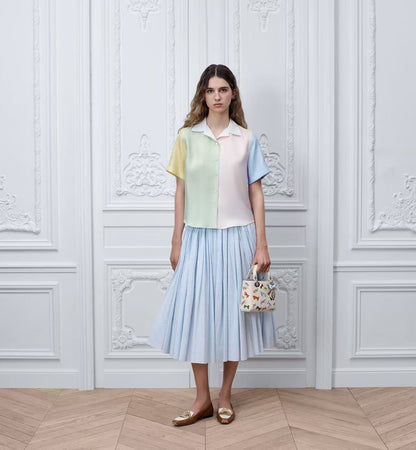 Silk Short sleeve shirt