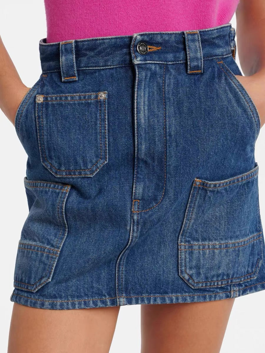 Denim skirt