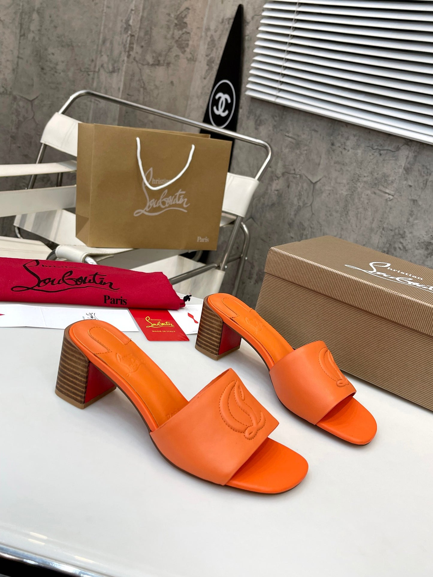 High Heel Slippers