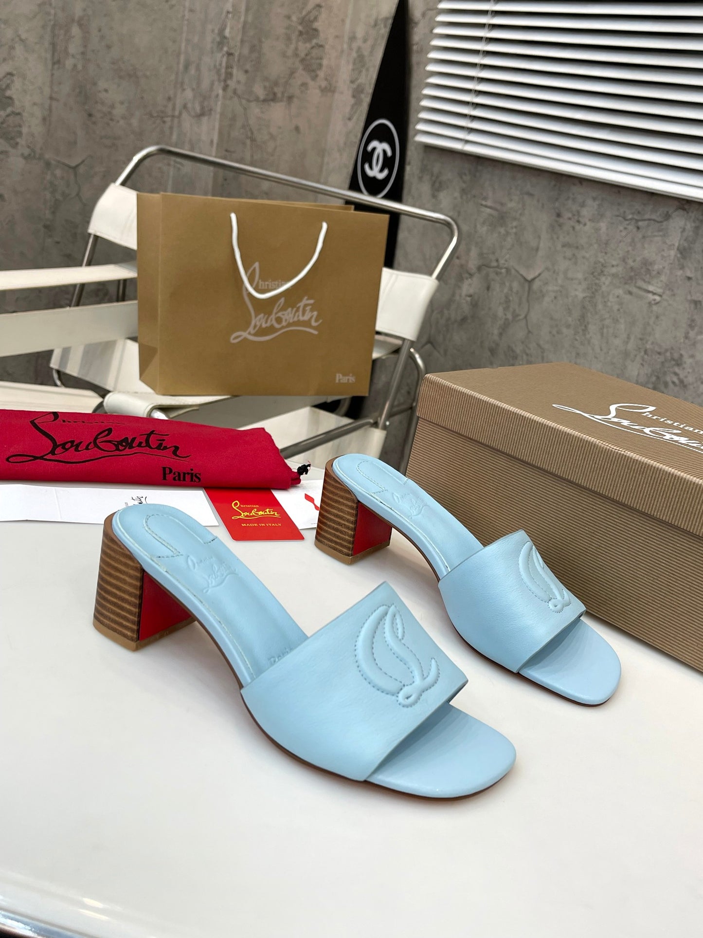 High Heel Slippers