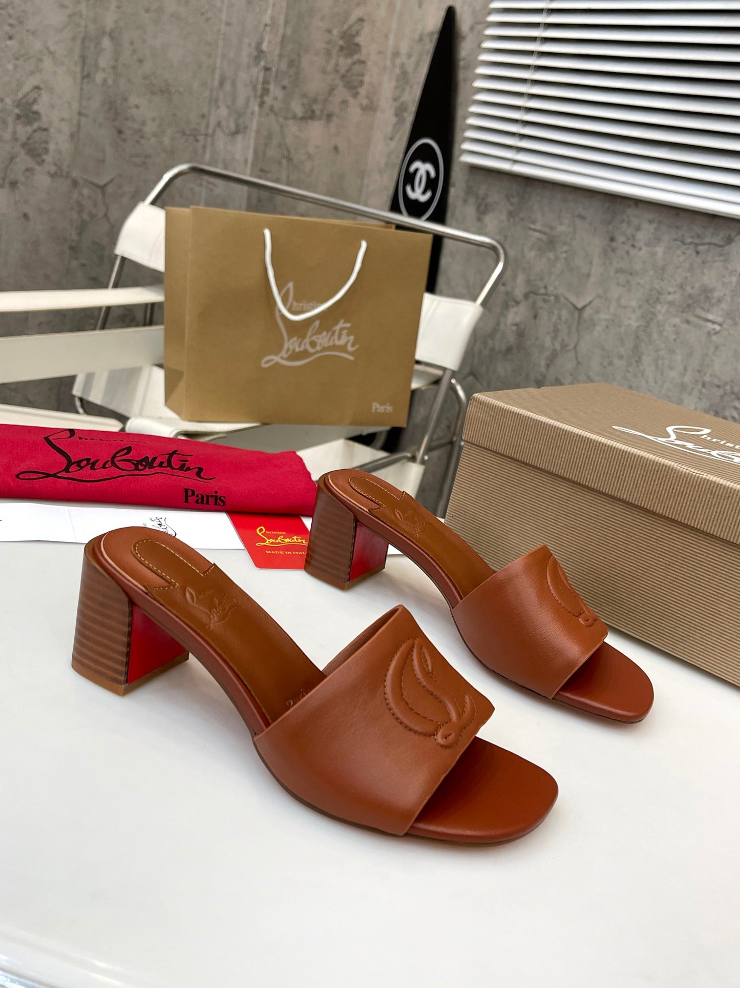 High Heel Slippers