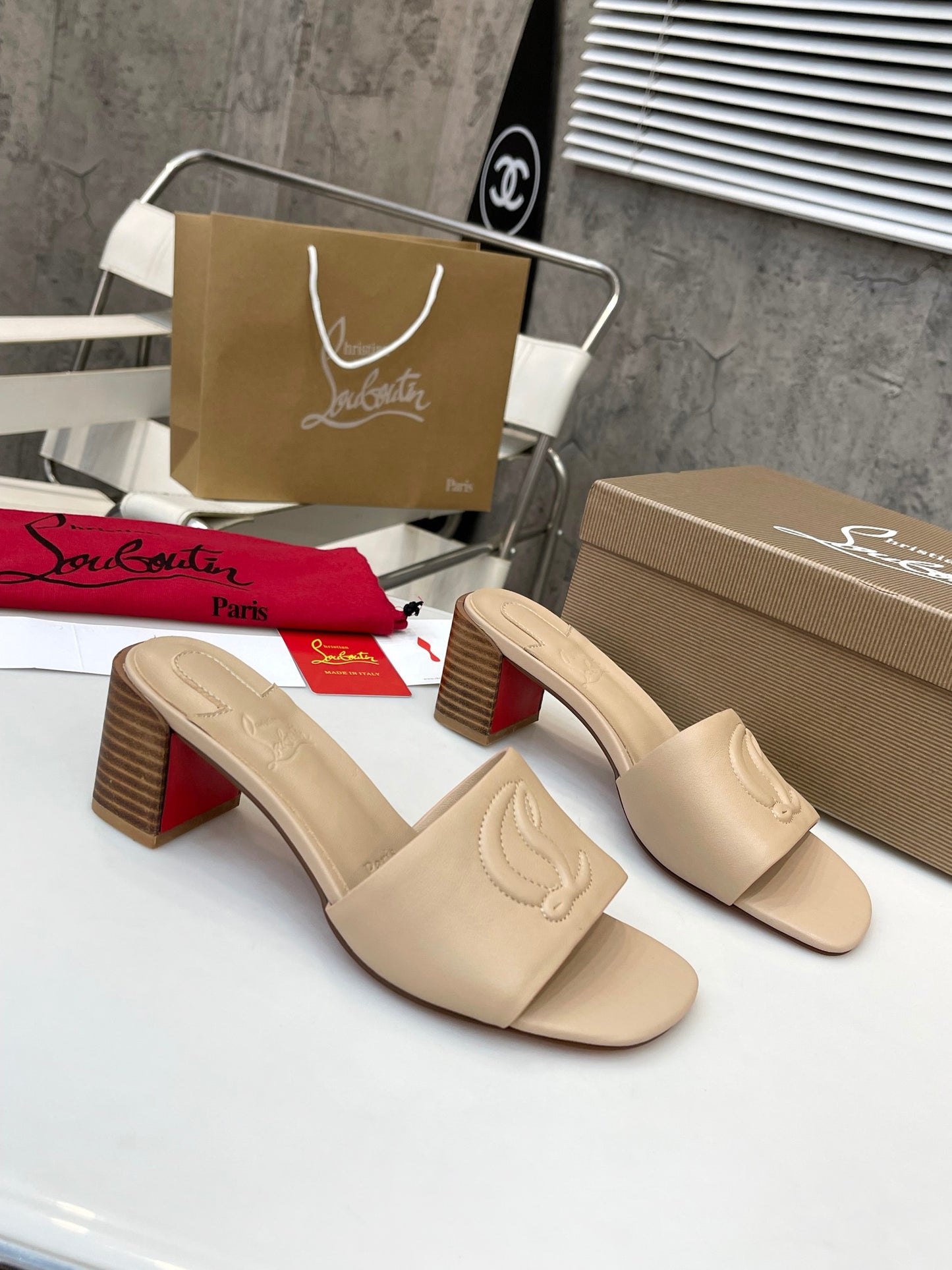 High Heel Slippers