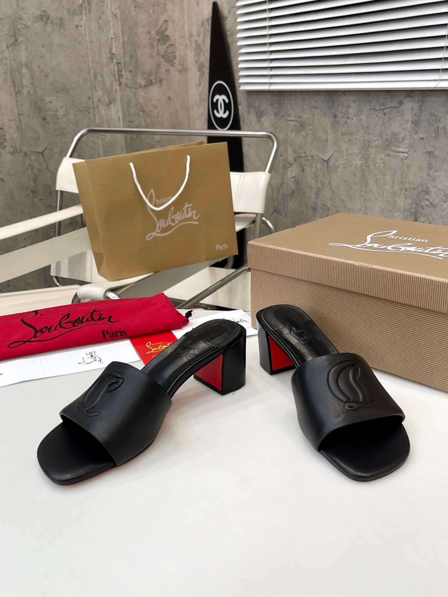High Heel Slippers