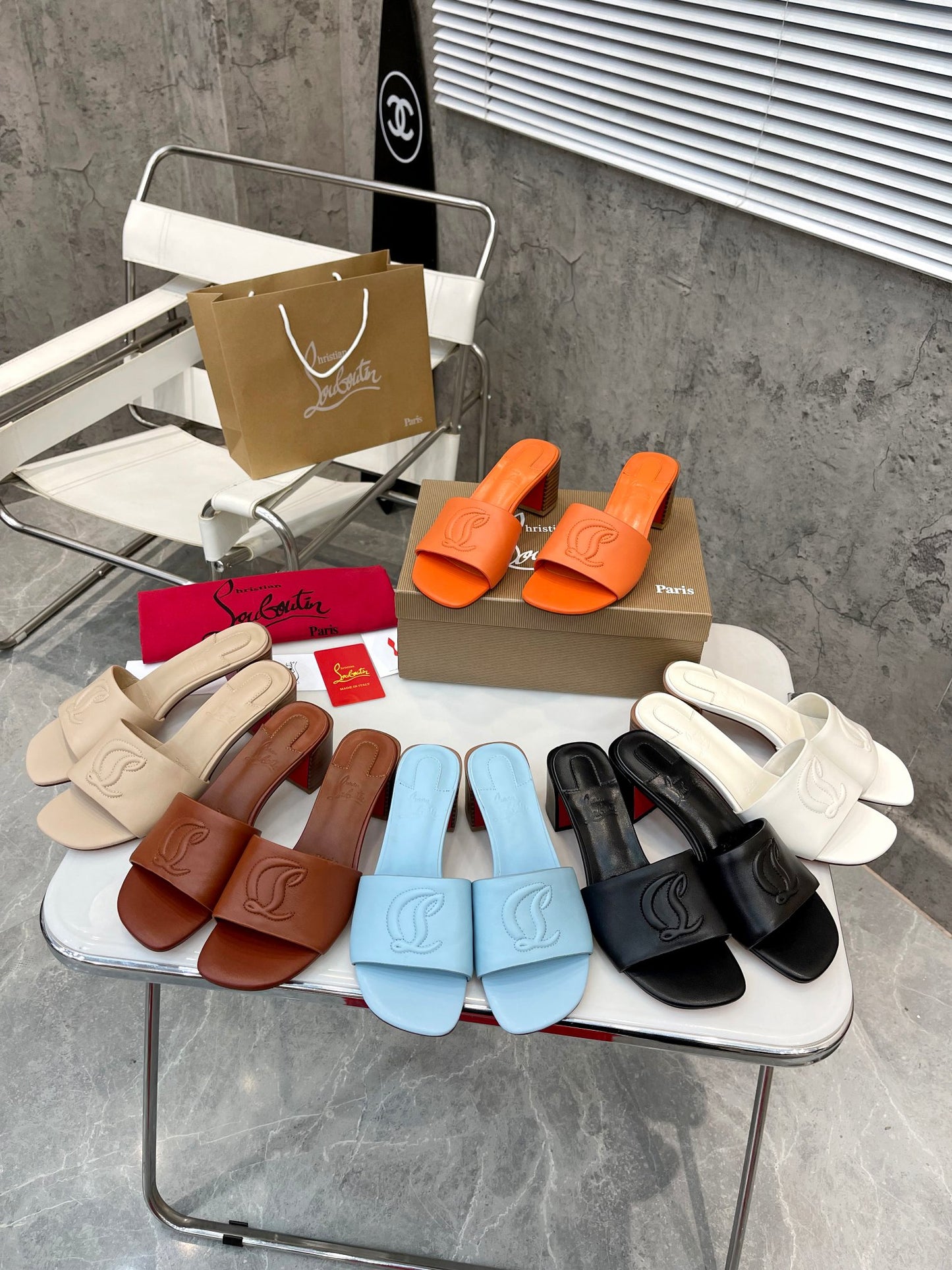 High Heel Slippers