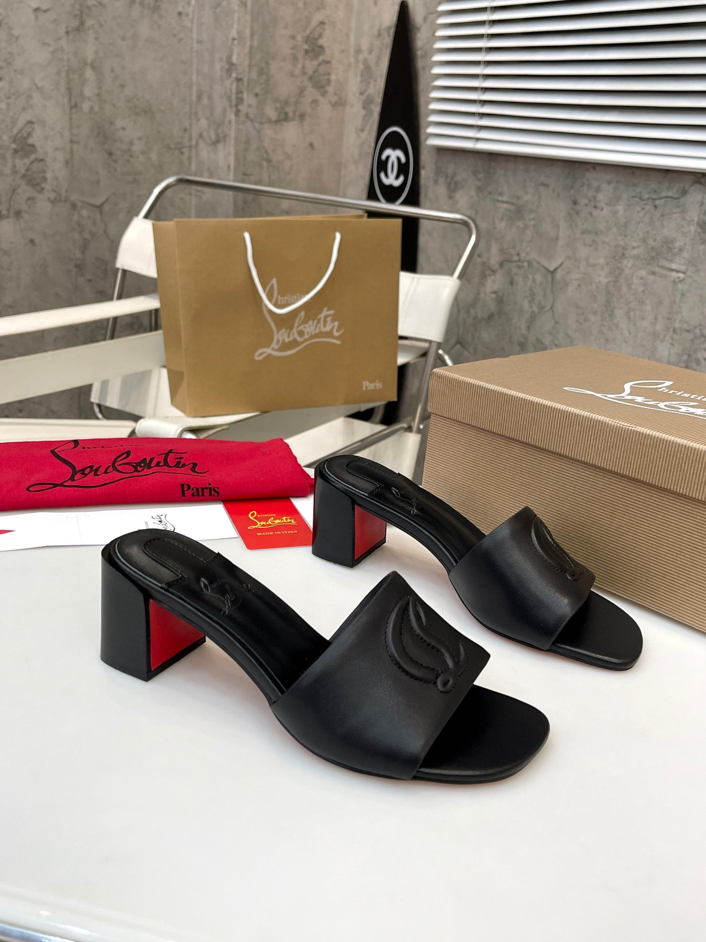High Heel Slippers