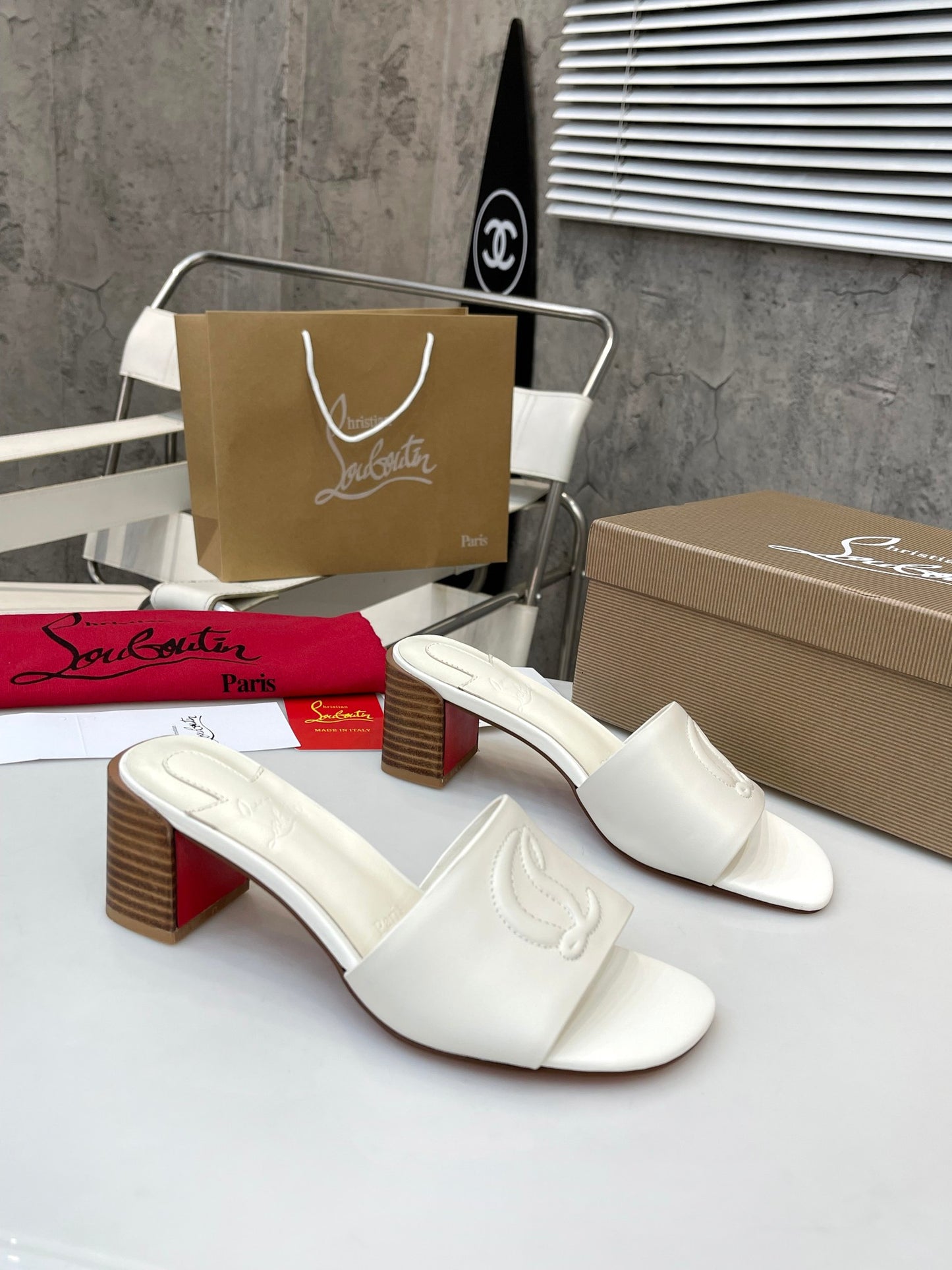 High Heel Slippers