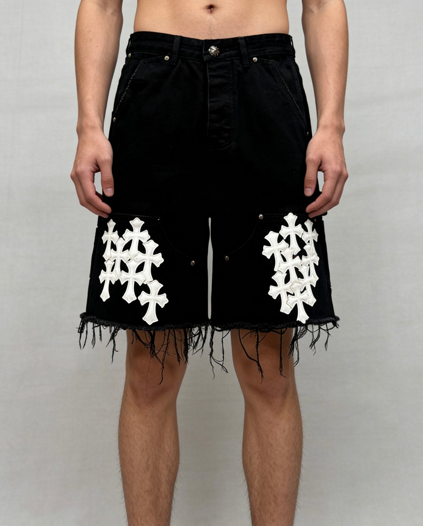 Denim shorts