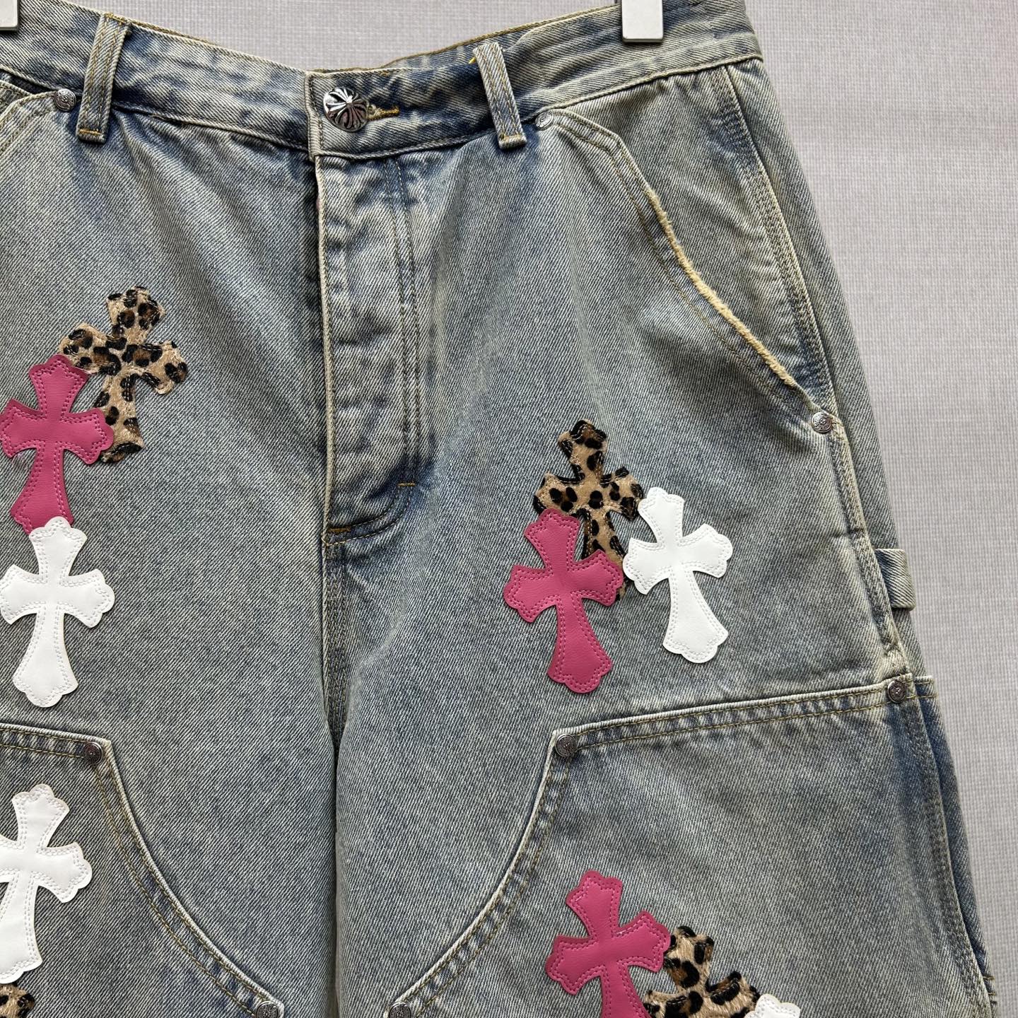 Denim shorts
