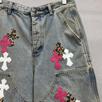 Denim shorts
