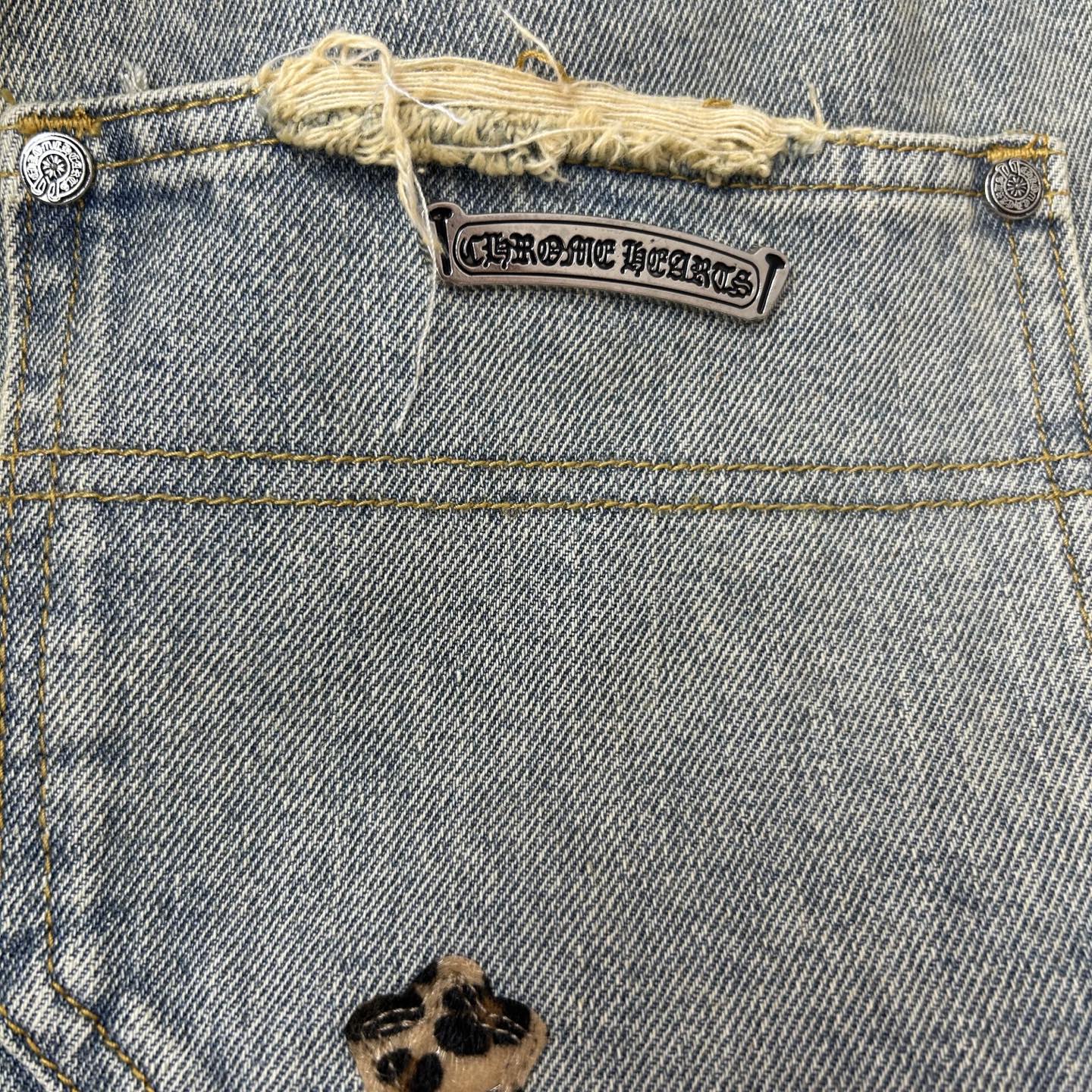 Denim shorts