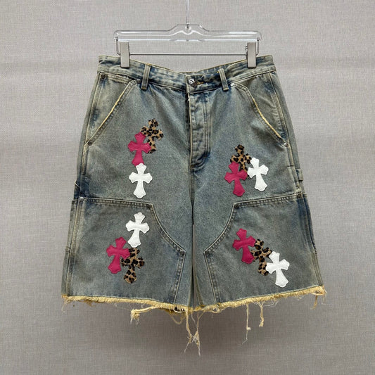 Denim shorts