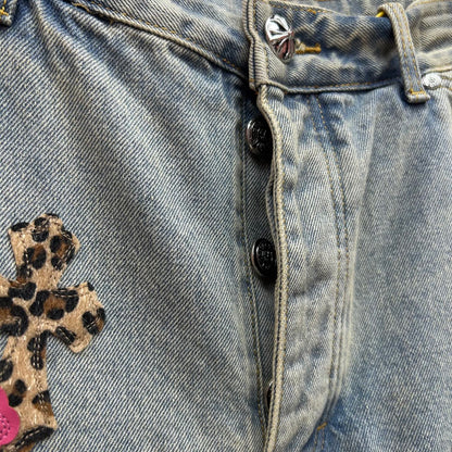 Denim shorts