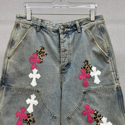 Denim shorts