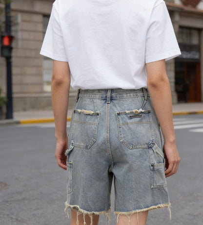 Denim shorts