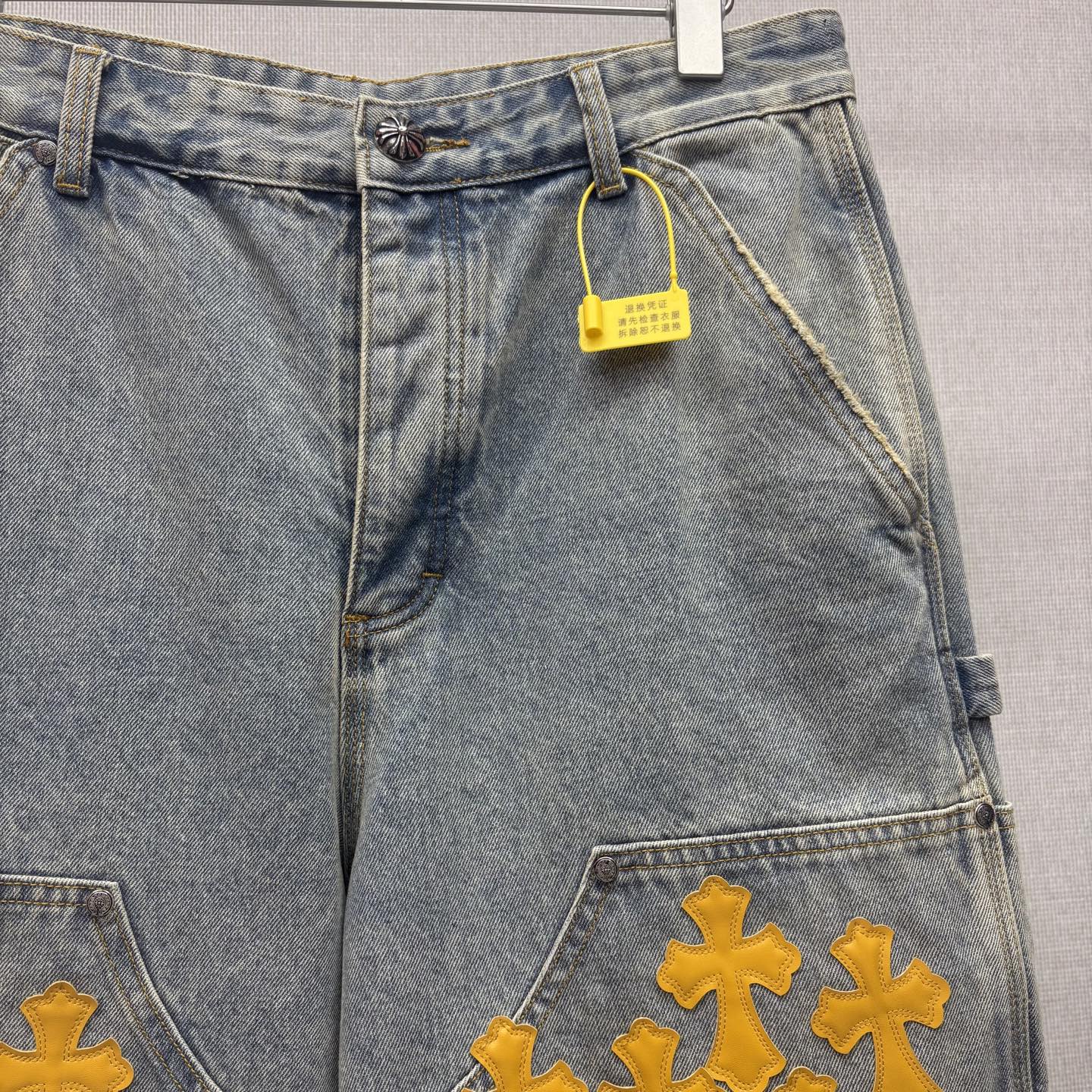 Denim shorts