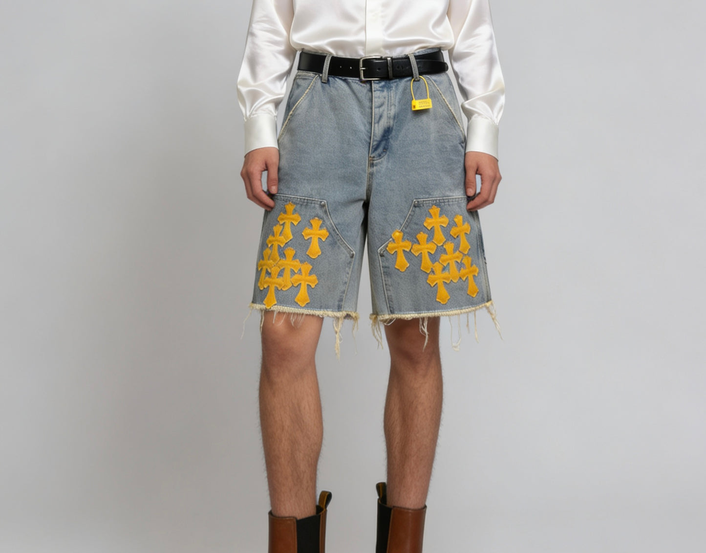 Denim shorts