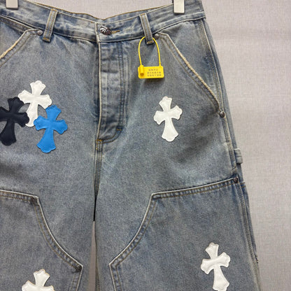 Denim shorts