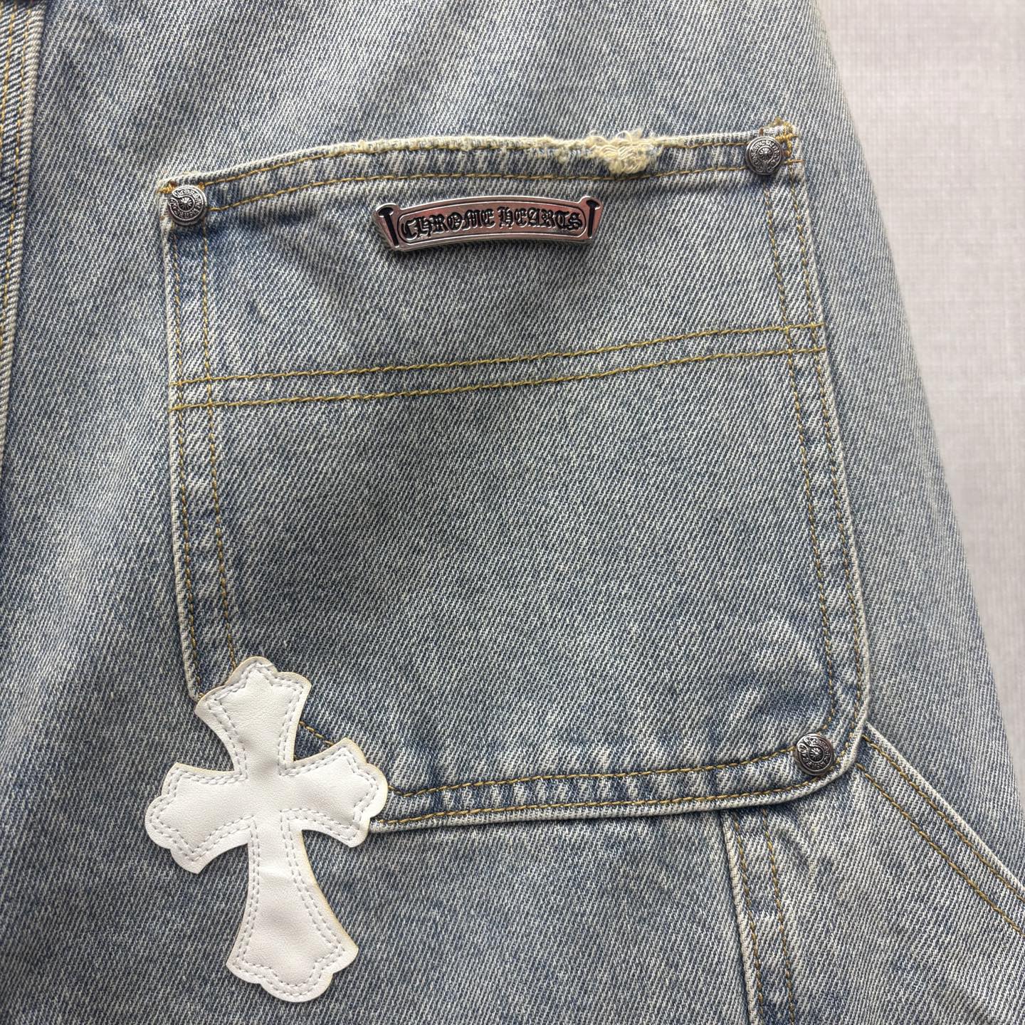 Denim shorts
