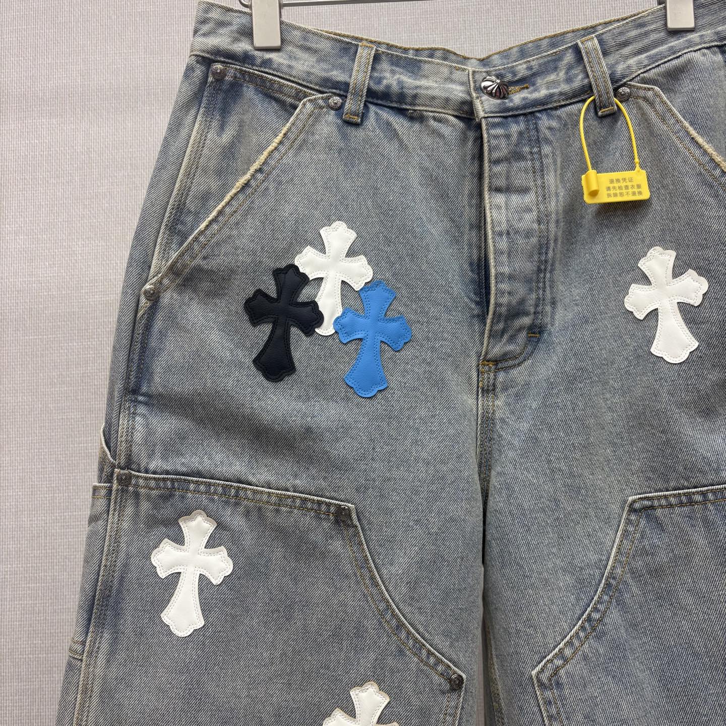 Denim shorts