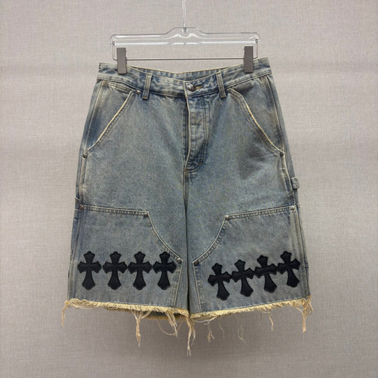 Denim shorts