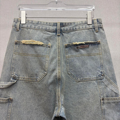 Denim shorts