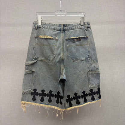 Denim shorts